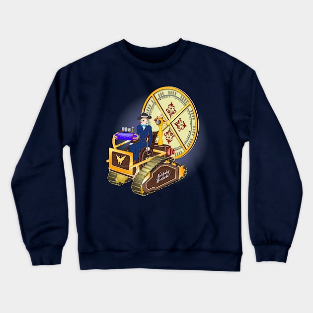 A Lady Amongst Time Crewneck Sweatshirt by RollingMort91